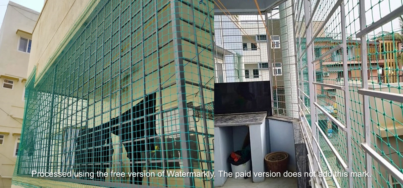 Grill Balcony Safety Nets installation in Hyderabad