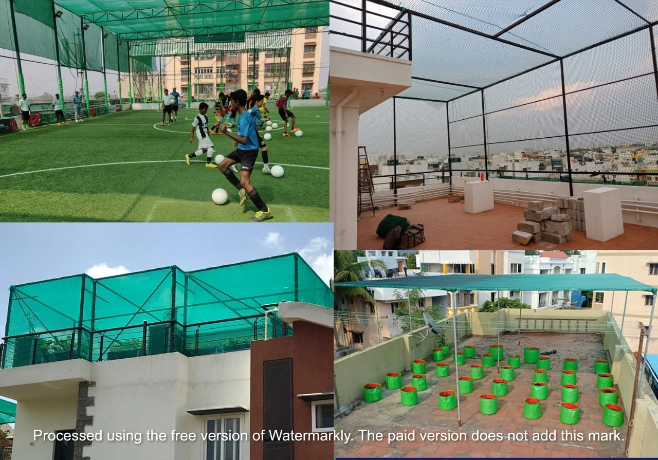 Terrace Top Nets installation in Hyderabad